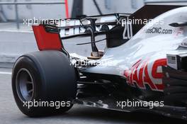 Haas Rear wing. 08.03.2018. Formula One Testing, Day Three, Barcelona, Spain. Thursday.