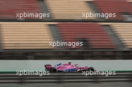 Sergio Perez (MEX) Sahara Force India F1 VJM11. 08.03.2018. Formula One Testing, Day Three, Barcelona, Spain. Thursday.