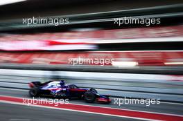 Pierre Gasly (FRA) Scuderia Toro Rosso STR13. 08.03.2018. Formula One Testing, Day Three, Barcelona, Spain. Thursday.