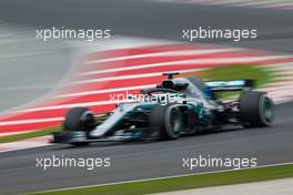 Valtteri Bottas (FIN) Mercedes AMG F1 W09. 08.03.2018. Formula One Testing, Day Three, Barcelona, Spain. Thursday.