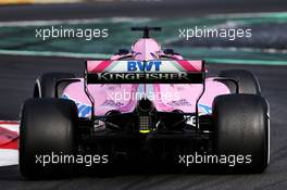 Sergio Perez (MEX) Sahara Force India F1 VJM11. 08.03.2018. Formula One Testing, Day Three, Barcelona, Spain. Thursday.