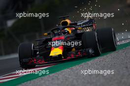 Max Verstappen (NLD) Red Bull Racing RB13. 08.03.2018. Formula One Testing, Day Three, Barcelona, Spain. Thursday.