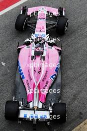 Sergio Perez (MEX) Sahara Force India F1 VJM11. 08.03.2018. Formula One Testing, Day Three, Barcelona, Spain. Thursday.