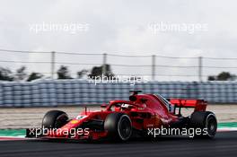 Sebastian Vettel (GER) Ferrari SF71H. 08.03.2018. Formula One Testing, Day Three, Barcelona, Spain. Thursday.