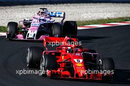 Sebastian Vettel (GER) Ferrari SF71H. 06.03.2018. Formula One Testing, Day One, Barcelona, Spain. Tuesday.