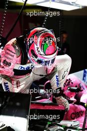 Sergio Perez (MEX) Sahara Force India F1 VJM11. 06.03.2018. Formula One Testing, Day One, Barcelona, Spain. Tuesday.