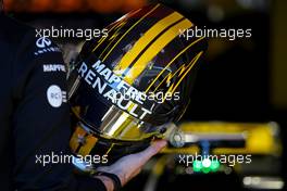 Helmet of Nico Hulkenberg (GER) Renault Sport F1 Team  06.03.2018. Formula One Testing, Day One, Barcelona, Spain. Tuesday.