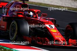 Sebastian Vettel (GER) Ferrari SF71H, 06.03.2018. Formula One Testing, Day One, Barcelona, Spain. Tuesday.