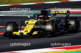 Carlos Sainz Jr (ESP) Renault Sport F1 Team RS18. 07.03.2018. Formula One Testing, Day Two, Barcelona, Spain. Wednesday.
