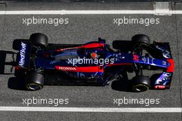 Brendon Hartley (NZL) Scuderia Toro Rosso STR13. 07.03.2018. Formula One Testing, Day Two, Barcelona, Spain. Wednesday.