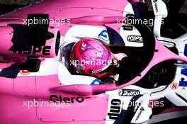 Esteban Ocon (FRA) Sahara Force India F1 VJM11. 07.03.2018. Formula One Testing, Day Two, Barcelona, Spain. Wednesday.