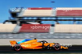 Fernando Alonso (ESP) McLaren MCL33. 07.03.2018. Formula One Testing, Day Two, Barcelona, Spain. Wednesday.