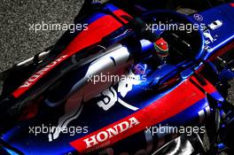 Brendon Hartley (NZL) Scuderia Toro Rosso STR13. 07.03.2018. Formula One Testing, Day Two, Barcelona, Spain. Wednesday.