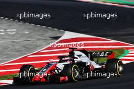 Romain Grosjean (FRA) Haas F1 Team VF-18. 07.03.2018. Formula One Testing, Day Two, Barcelona, Spain. Wednesday.