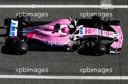 Esteban Ocon (FRA) Sahara Force India F1 VJM11. 07.03.2018. Formula One Testing, Day Two, Barcelona, Spain. Wednesday.