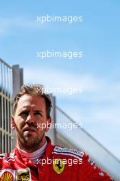 Sebastian Vettel (GER) Ferrari. 15.05.2018. Formula One In Season Testing, Day One, Barcelona, Spain. Tuesday.
