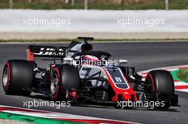 Romain Grosjean (FRA) Haas F1 Team VF-18. 15.05.2018. Formula One In Season Testing, Day One, Barcelona, Spain. Tuesday.
