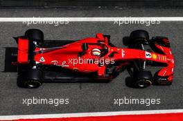 Sebastian Vettel (GER) Ferrari SF71H. 15.05.2018. Formula One In Season Testing, Day One, Barcelona, Spain. Tuesday.