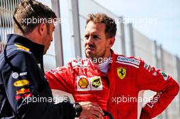 Sebastian Vettel (GER) Ferrari. 15.05.2018. Formula One In Season Testing, Day One, Barcelona, Spain. Tuesday.