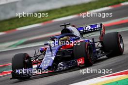 Sean Gelael (IDN) Scuderia Toro Rosso STR13 Test Driver. 16.05.2018. Formula One In Season Testing, Day Two, Barcelona, Spain. Wednesday.