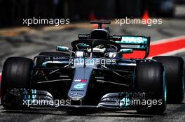 Valtteri Bottas (FIN) Mercedes AMG F1 W09. 16.05.2018. Formula One In Season Testing, Day Two, Barcelona, Spain. Wednesday.