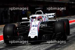 Robert Kubica (POL) Williams FW41 Reserve and Development Driver. 16.05.2018. Formula One In Season Testing, Day Two, Barcelona, Spain. Wednesday.