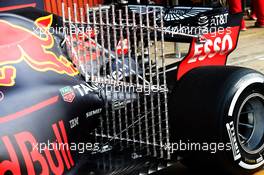 Red Bull Racing RB14 rear suspension with sensor equipment. 16.05.2018. Formula One In Season Testing, Day Two, Barcelona, Spain. Wednesday.