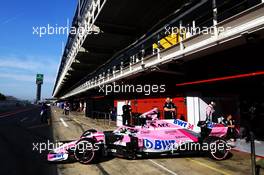 Nikita Mazepin (RUS) Sahara Force India F1 VJM11 Development Driver leaves the pits. 16.05.2018. Formula One In Season Testing, Day Two, Barcelona, Spain. Wednesday.