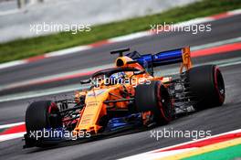 Lando Norris (GBR) McLaren MCL33 Test Driver. 16.05.2018. Formula One In Season Testing, Day Two, Barcelona, Spain. Wednesday.