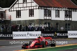 Kimi Raikkonen (FIN) Ferrari SF71H. 24.08.2018. Formula 1 World Championship, Rd 13, Belgian Grand Prix, Spa Francorchamps, Belgium, Practice Day.