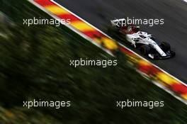 Charles Leclerc (MON) Sauber F1 Team C37. 24.08.2018. Formula 1 World Championship, Rd 13, Belgian Grand Prix, Spa Francorchamps, Belgium, Practice Day.