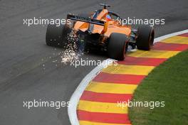 Fernando Alonso (ESP) McLaren F1  24.08.2018. Formula 1 World Championship, Rd 13, Belgian Grand Prix, Spa Francorchamps, Belgium, Practice Day.