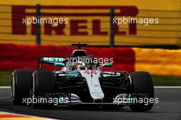 Lewis Hamilton (GBR) Mercedes AMG F1 W09. 24.08.2018. Formula 1 World Championship, Rd 13, Belgian Grand Prix, Spa Francorchamps, Belgium, Practice Day.