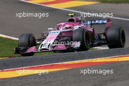 Esteban Ocon (FRA) Force India F1  24.08.2018. Formula 1 World Championship, Rd 13, Belgian Grand Prix, Spa Francorchamps, Belgium, Practice Day.