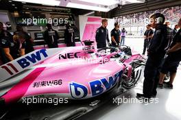 Sergio Perez (MEX) Racing Point Force India F1 VJM11. 24.08.2018. Formula 1 World Championship, Rd 13, Belgian Grand Prix, Spa Francorchamps, Belgium, Practice Day.