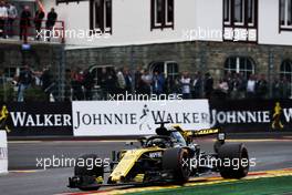Nico Hulkenberg (GER) Renault Sport F1 Team RS18. 24.08.2018. Formula 1 World Championship, Rd 13, Belgian Grand Prix, Spa Francorchamps, Belgium, Practice Day.