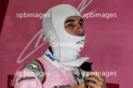 Sergio Perez (MEX) Racing Point Force India F1 Team. 24.08.2018. Formula 1 World Championship, Rd 13, Belgian Grand Prix, Spa Francorchamps, Belgium, Practice Day.