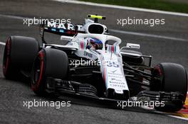 Sergey Sirotkin (RUS) Williams FW41. 24.08.2018. Formula 1 World Championship, Rd 13, Belgian Grand Prix, Spa Francorchamps, Belgium, Practice Day.