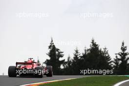 Sebastian Vettel (GER) Scuderia Ferrari  24.08.2018. Formula 1 World Championship, Rd 13, Belgian Grand Prix, Spa Francorchamps, Belgium, Practice Day.