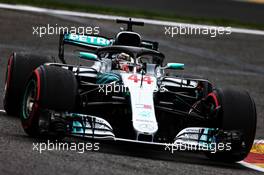 Lewis Hamilton (GBR) Mercedes AMG F1 W09. 24.08.2018. Formula 1 World Championship, Rd 13, Belgian Grand Prix, Spa Francorchamps, Belgium, Practice Day.