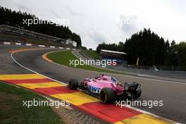 Sergio Perez (MEX) Sahara Force India F1   24.08.2018. Formula 1 World Championship, Rd 13, Belgian Grand Prix, Spa Francorchamps, Belgium, Practice Day.