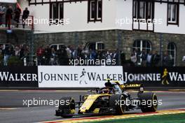 Carlos Sainz Jr (ESP) Renault Sport F1 Team RS18. 24.08.2018. Formula 1 World Championship, Rd 13, Belgian Grand Prix, Spa Francorchamps, Belgium, Practice Day.
