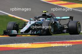 Valtteri Bottas (FIN) Mercedes AMG F1  24.08.2018. Formula 1 World Championship, Rd 13, Belgian Grand Prix, Spa Francorchamps, Belgium, Practice Day.