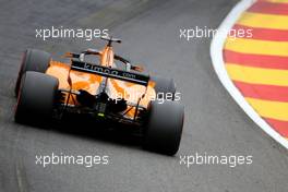 Fernando Alonso (ESP) McLaren F1  24.08.2018. Formula 1 World Championship, Rd 13, Belgian Grand Prix, Spa Francorchamps, Belgium, Practice Day.