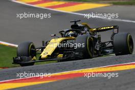 Nico Hulkenberg (GER) Renault Sport F1 Team  24.08.2018. Formula 1 World Championship, Rd 13, Belgian Grand Prix, Spa Francorchamps, Belgium, Practice Day.