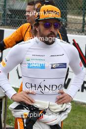 Fernando Alonso (ESP) McLaren MCL33. 26.08.2018. Formula 1 World Championship, Rd 13, Belgian Grand Prix, Spa Francorchamps, Belgium, Race Day.