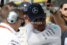 Lewis Hamilton (GBR) Mercedes AMG F1 W09. 26.08.2018. Formula 1 World Championship, Rd 13, Belgian Grand Prix, Spa Francorchamps, Belgium, Race Day.