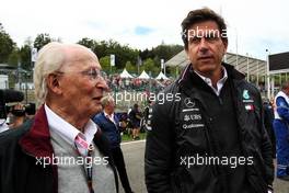 Toto Wolff (GER) Mercedes AMG F1 Shareholder and Executive Director on the grid. 26.08.2018. Formula 1 World Championship, Rd 13, Belgian Grand Prix, Spa Francorchamps, Belgium, Race Day.