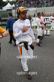Fernando Alonso (ESP) McLaren MCL33. 26.08.2018. Formula 1 World Championship, Rd 13, Belgian Grand Prix, Spa Francorchamps, Belgium, Race Day.