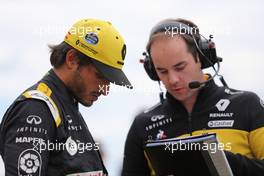 Carlos Sainz Jr (ESP) Renault F1 Team  26.08.2018. Formula 1 World Championship, Rd 13, Belgian Grand Prix, Spa Francorchamps, Belgium, Race Day.